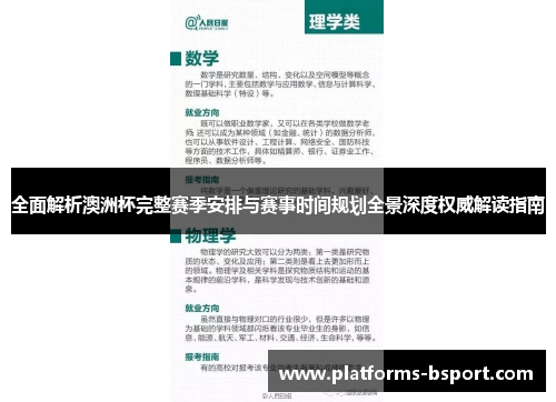 全面解析澳洲杯完整赛季安排与赛事时间规划全景深度权威解读指南 全面解析澳洲杯完整赛季安排与赛事时间规划全景深度权威解读指南